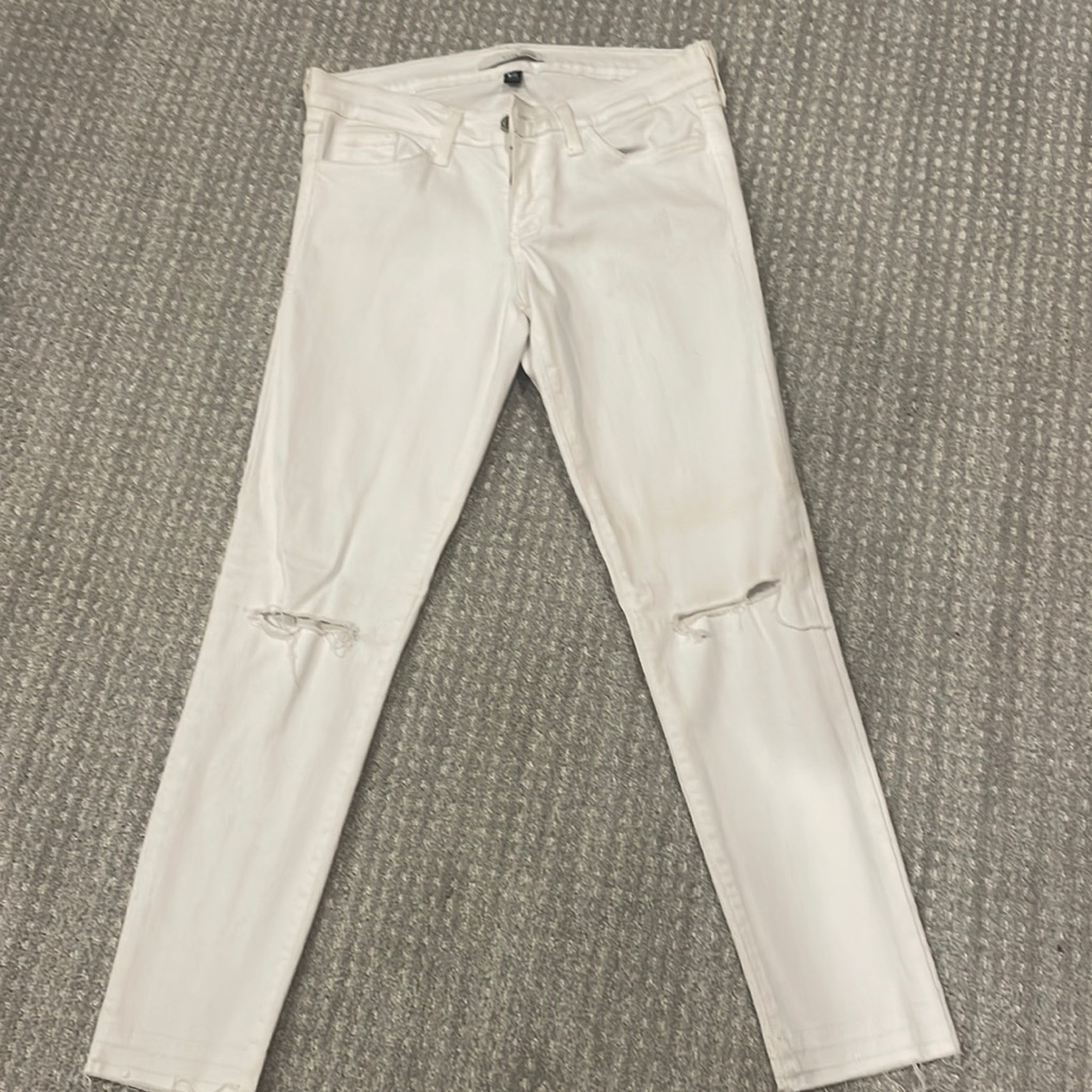 Brand New Without Tags White Flying Monkey Skinny Stretch Jeans